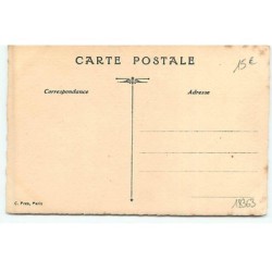 n°18363 - Jeune femme avec un chapeau et des roses