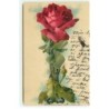 n°18371 - C. Klein - Rose Rouge - Alphabet Lettre I