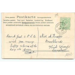 n°18443 - With best wishes - Fillettes faisant des bulles de savon
