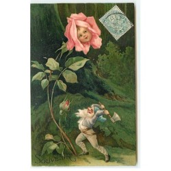 n°18445 - Carte Gaufrée -...
