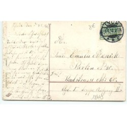 n°18449 - Carte Gaufrée - Herzlichen Glückwunsch zum Geburtstage - Garçon dans un char tiré par des colombes