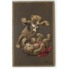 n°18458 - Ellam - Deux ours en peluche jouant - Teddy Bear