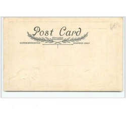 n°108 - Carte Gaufrée - God Jul - Paysage hivernal et renard