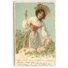 n°18494 - Jeune femme tenant un verre - MSM