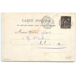 n°18509 - G. Mouton - Jeune femme (style danseuse de french cancan) dansant devant un homme