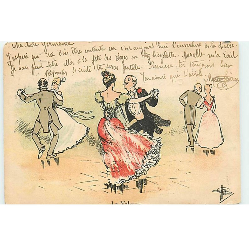 n°18510 - Guillaume - La Valse - Couples dansant