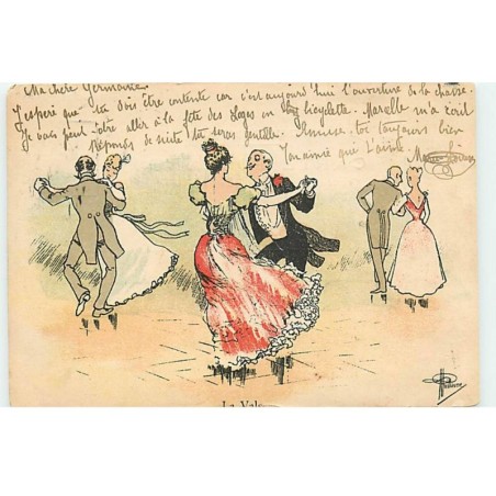 n°18510 - Guillaume - La Valse - Couples dansant