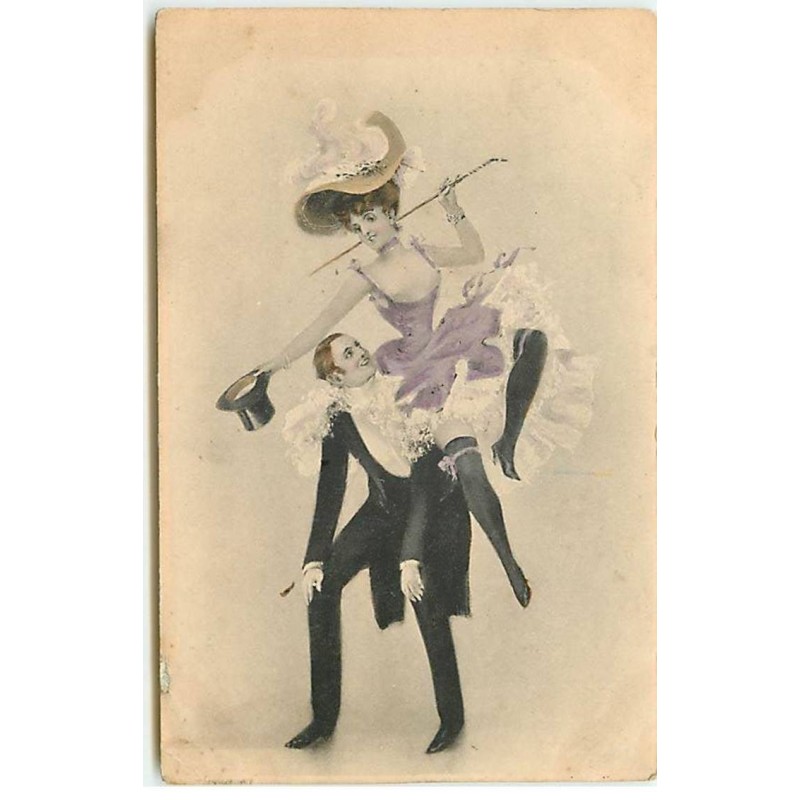 n°18512 - Homme portant sur une épaule une jeune femme