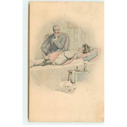 n°18513 - Homme près d'une...