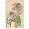 n°18515 - Portraits de jeunes femmes au milieu de roses - surréalisme