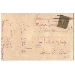 n°18551 - Carte Brodée - Prénom Marie - Fleurs