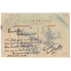 n°18553 - Carte Celluloïd - Prénom Louise et fleurs