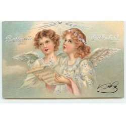 n°18573 - Carte gaufrée -...