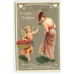 n°18600 - Carte Gaufrée -...