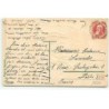 n°18626 - Carte Gaufrée - Heureuse Année - Couple dans une nacelle d'un dirigeable