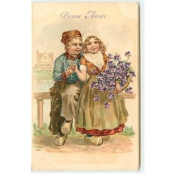 n°18630 - Carte Gaufrée -...