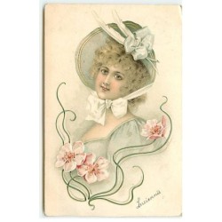 n°18687 - Carte Gaufrée -...