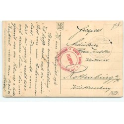 n°18691 - Meissner - Chat noir regardant un oiseau, en se léchant les babines