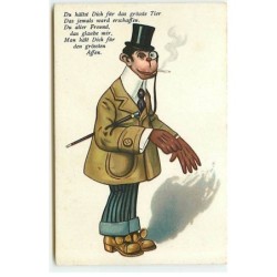 n°18695 - Un singe habillé,...