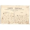 n°18703 - Carte Brodée - Libellule au-dessus d'un panier rempli de fleurs