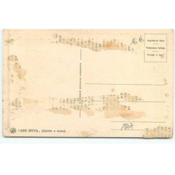 n°18707 - Illustrateur - Ars Nova - G. Meschini - Joyeux Noël - Jeune femme se promenant avec un papillon