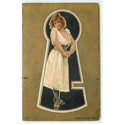 n°18710 - Jeune femme en...