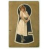 n°18710 - Jeune femme en tenue légère dans le trou d'une serrure