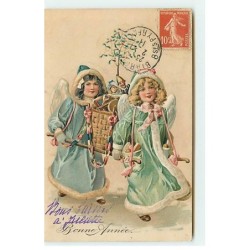 n°18719 - Carte Gaufrée -...