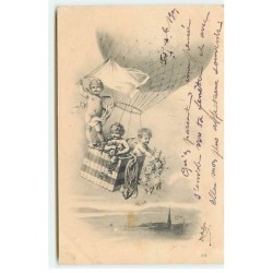 n°18744 - Anges lançant des...
