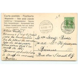 n°18800 - Clapsaddle - Fillettes jouant au Badminton sous le regard d'un chien