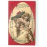 n°18806 - Buona Pasqua - Lièvres regardant des jeunes femmes sortant d'un oeuf