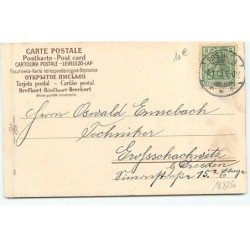 n°18826 - Clapsaddle - Viel Glück zum Neuen Jahre - Fillette avec des trèfles