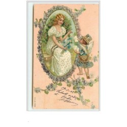 n°1884 - Carte Gaufrée -...