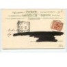n°1884 - Carte Gaufrée - Angelot facteur apportant des nouvelles à une femme