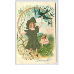 n°1887 - Carte Gaufrée -...