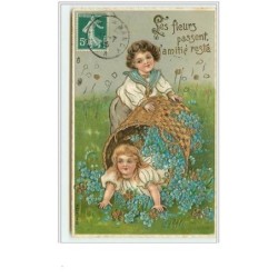 n°1889 - Carte Gaufrée -...