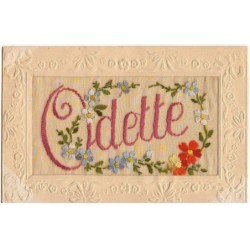 n°19054 - Carte Brodée -...