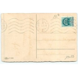 n°19059 - Pauli Ebner - Boldog Karacsonyi ünnepeket - Jeune femme espionnant des anges déposant un sapin