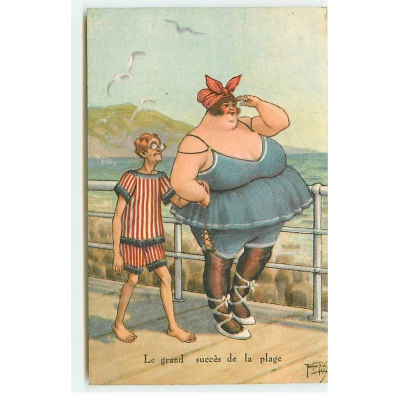 n°19061 - Arthur Thiele - Le grand succès de la Plage - Baigneuse