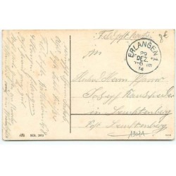 n°19071 - Carte Fantaisie - Frohe Fahrt ins Neue Jahr - Couple d'enfant faisant de la luge
