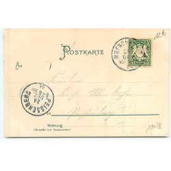 n°19078 - Carte Gaufrée - Maïlick - Fröhliche Weihnachten - Ange gardien portant un sapin