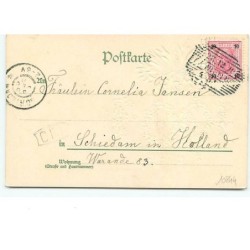 n°10844 - Carte Fantaisie - 1901 - Oeillet