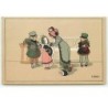 n°19106 - P. Ebner - MM Vienne n°607 - Jeune femme attachant le chapeau d'une fillette