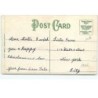 n°19126 - Carte Gaufrée - A Merry Christmas to You - Anges priant autour d'un bébé dormant dans un berceau de paille