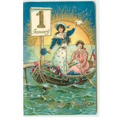 n°19134 - Carte Gaufrée - A...