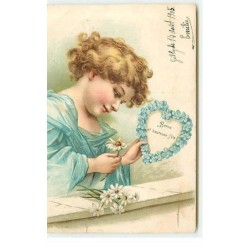 n°19142 - Carte Gaufrée -...
