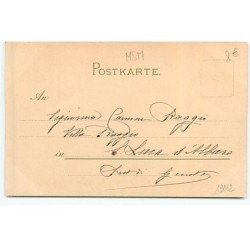 n°19162 - M.S.M. - Deux jeunes femmes, l'une avec une faucille, l'autre portant un panier rempli de fleurs