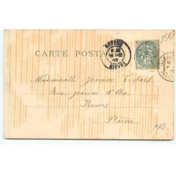 n°19169 - Enfants accueillant le Père Noël