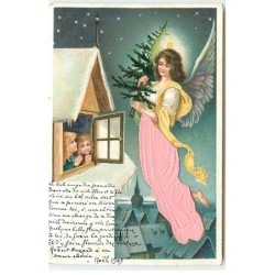 n°19170 - Carte avec tissu...