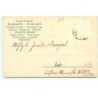 n°19179 - Carte Gaufrée - Prosit Neujahr - Ange trinquant autour d'un éphéméride